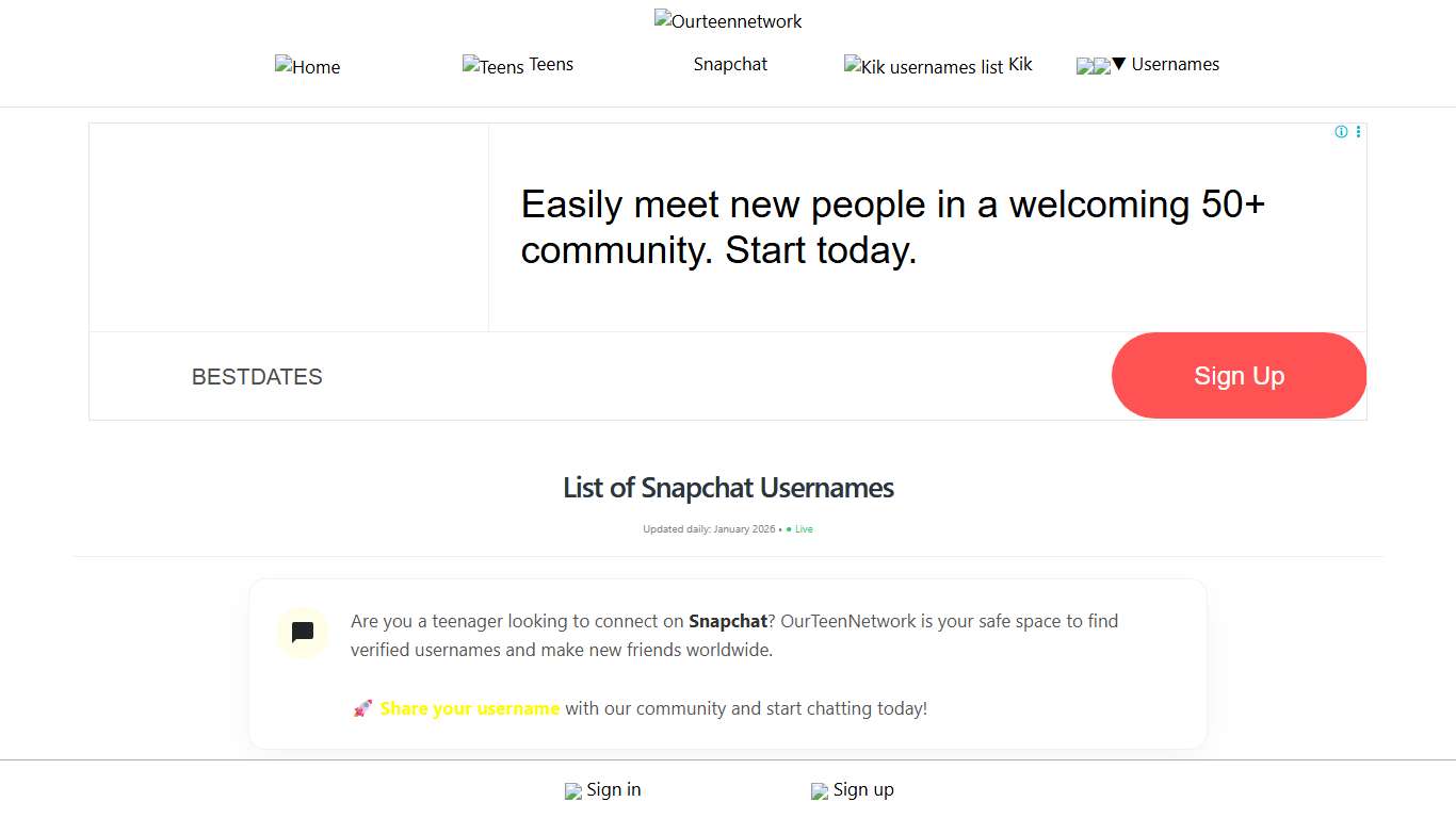 36349 Active Snapchat Usernames (2026 List)